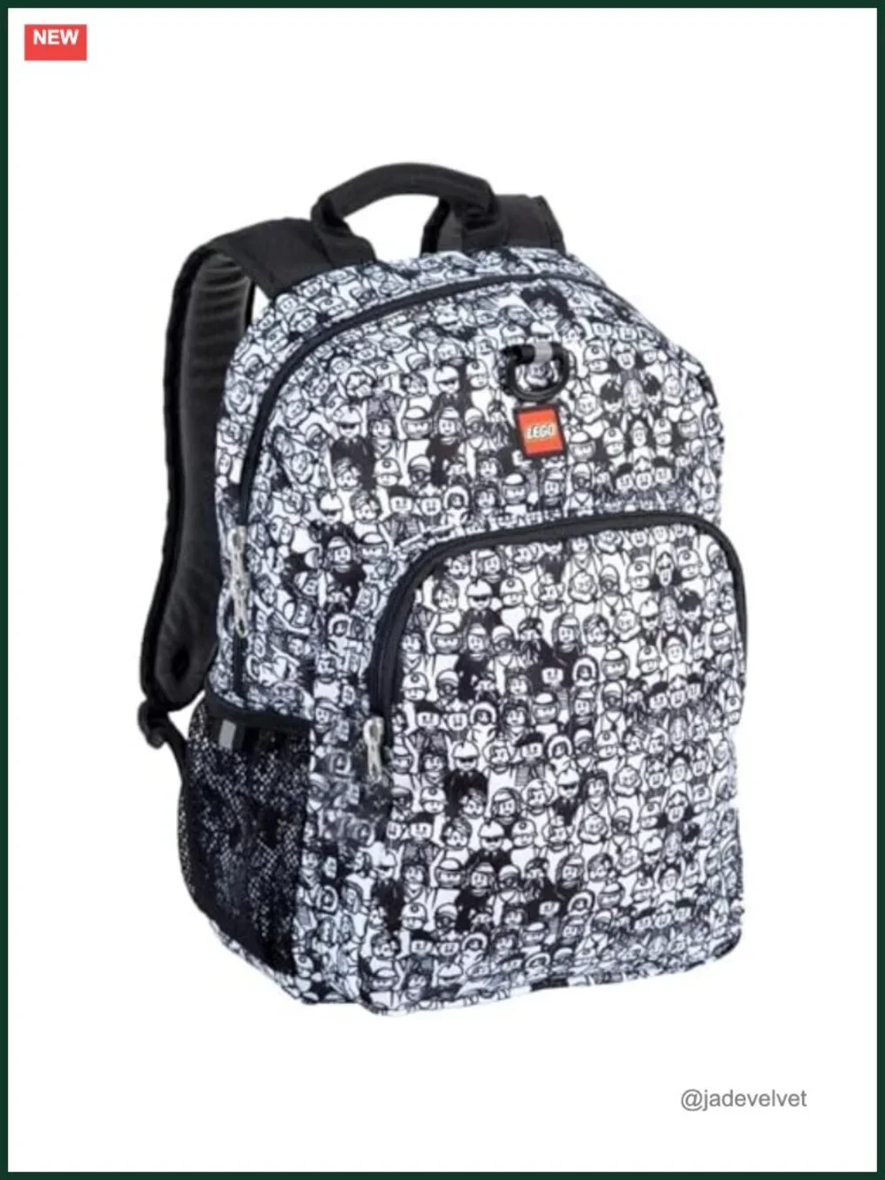 LEGO Kids Backpack for School Travel, Adjustable Padded Straps